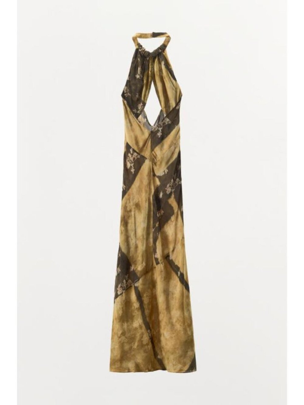 ZARA PRINTED HALTER DRESS - Picture 7 of 8